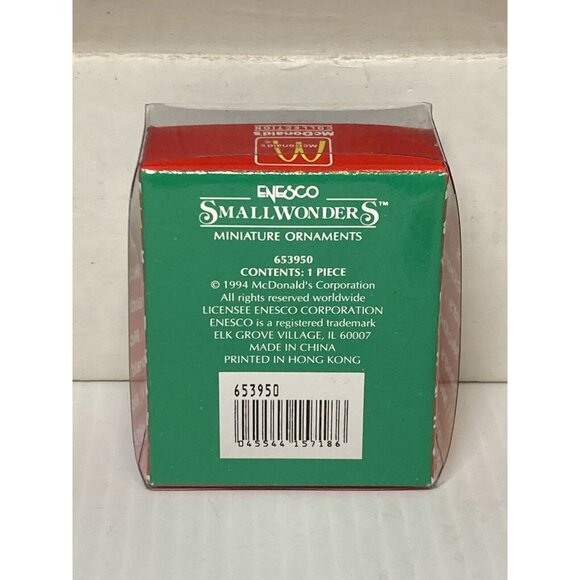 1994 ENESCO SMALL WONDERS ~ HOLIDAY SEASON-ING ~ MCDONALDS CHRISTMAS ORNAMENT - Picture 5 of 6